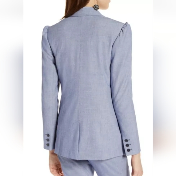 HALOGEN | $89 Chambray Blazer - Picture 4 of 6
